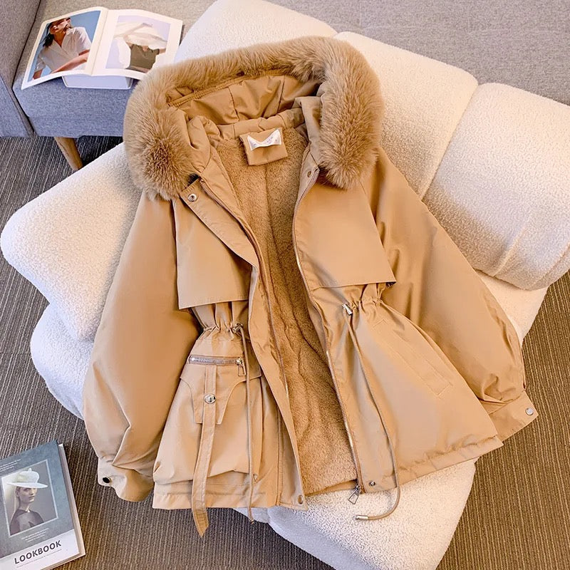 Marina - Chaqueta sofisticada con pelo