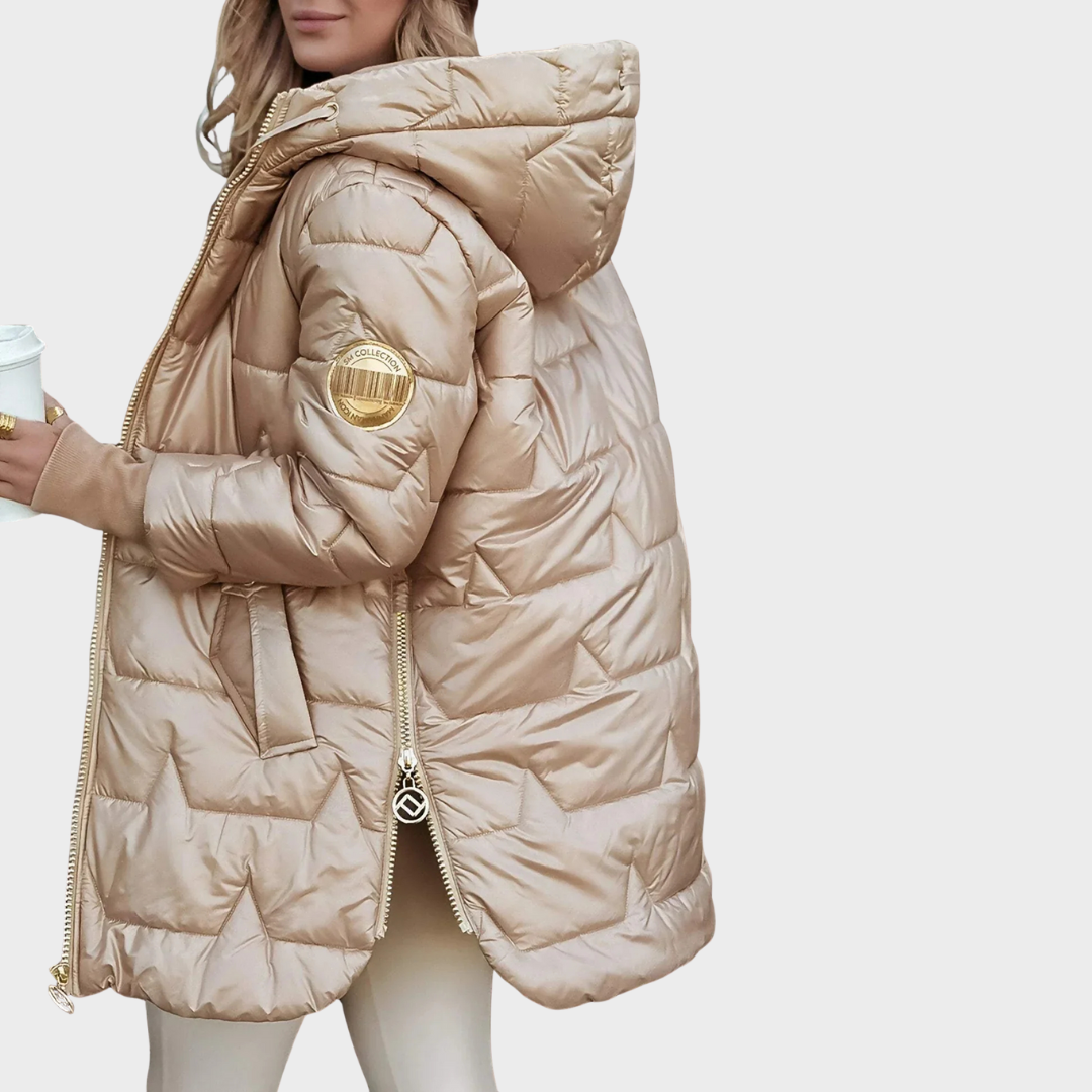 Nolwen - Abrigo de Invierno Elegante con Capucha
