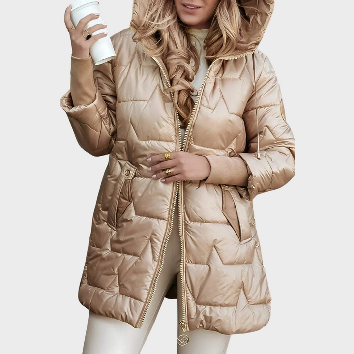 Nolwen - Abrigo de Invierno Elegante con Capucha