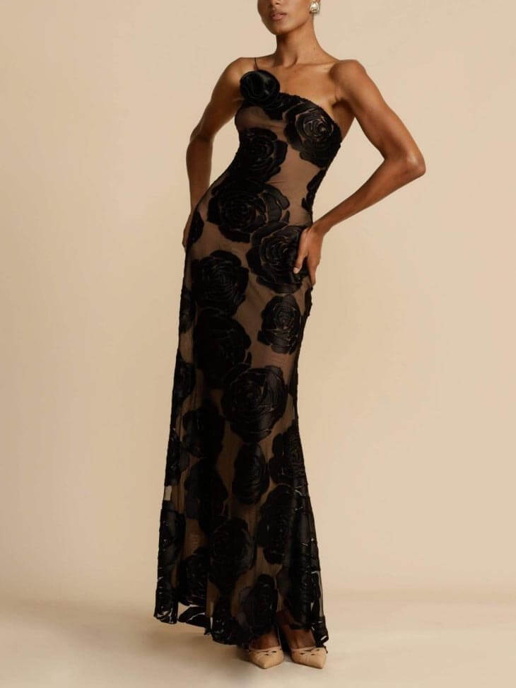Vestido Largo Floral Alice