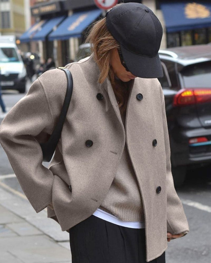 Anaia - Chaqueta Oversized de Estilo Francés