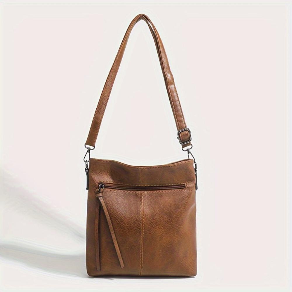 Lina | Bolso de bandolera vintage con estampado de tablero de ajedrez