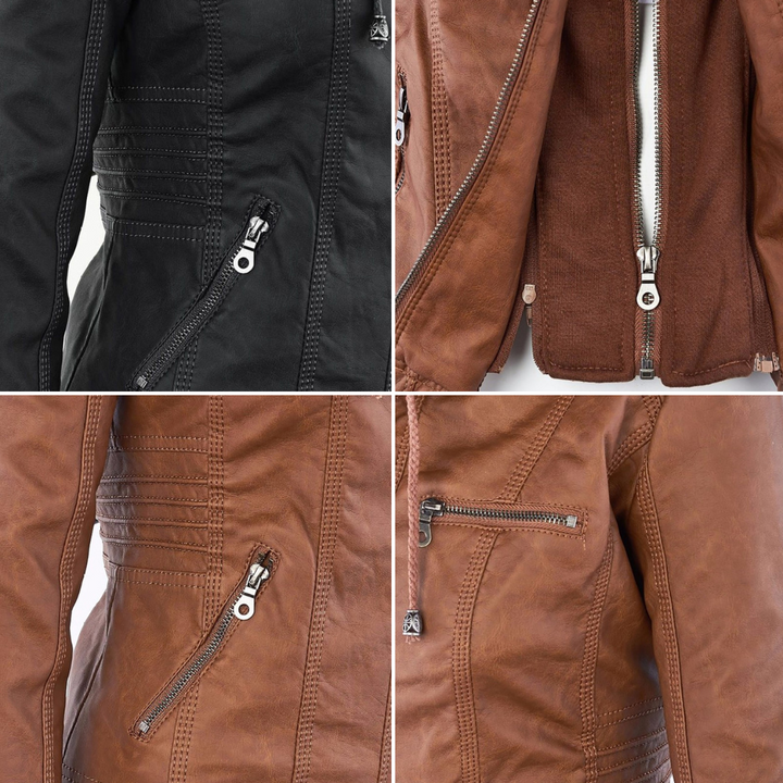 Marta - Chaqueta de cuero robusta y elegante