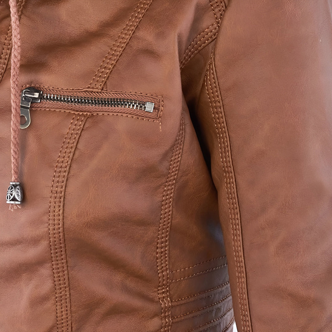 Marta - Chaqueta de cuero robusta y elegante