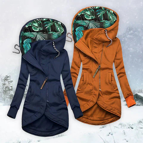 Monika | Chaqueta de Invierno Elegante y Cálida con Capucha