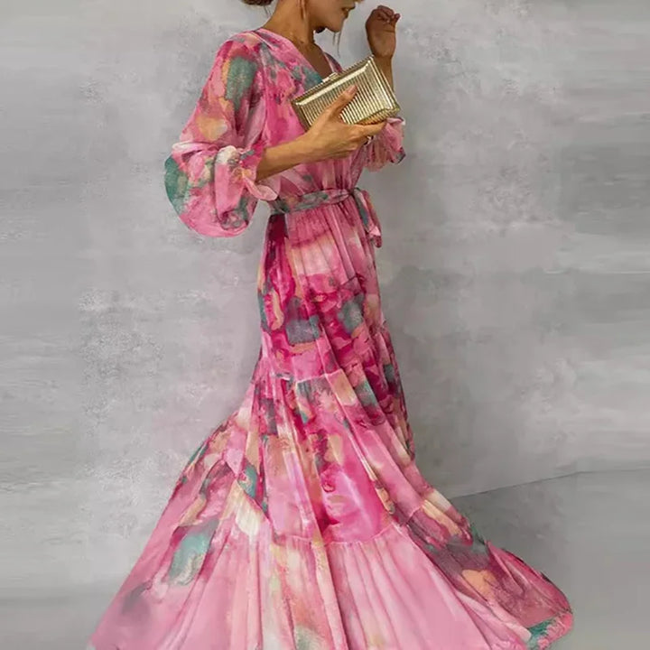 Vestido Rosalie Floral Elegante