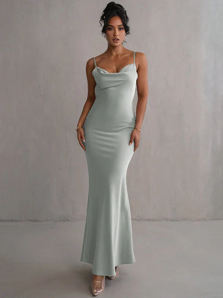 Vestido Pauline Espalda Descubierta Elegante y Seductor