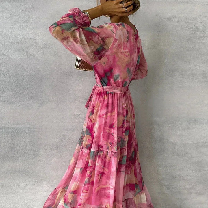 Vestido Rosalie Floral Elegante
