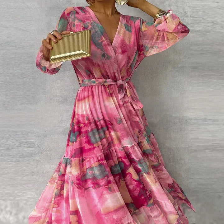 Vestido Rosalie Floral Elegante