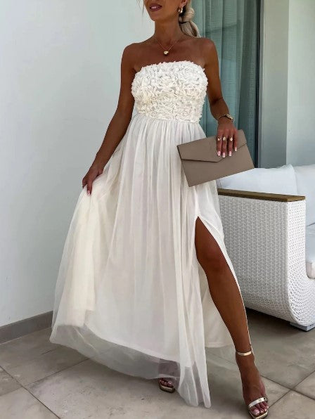 Vestido maxi Fluido de Un Hombro Dorothy