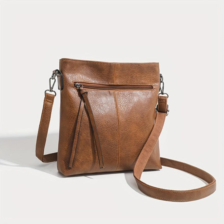 Lina | Bolso de bandolera vintage con estampado de tablero de ajedrez