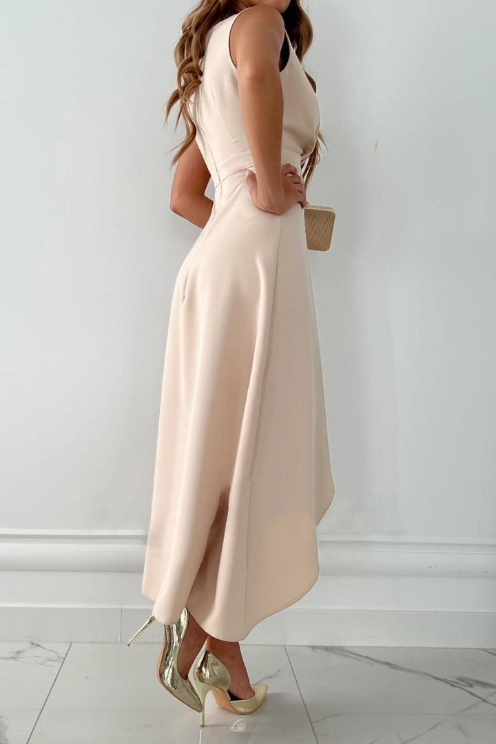 Vestido Mandy Chic Cruzado con Escote en V