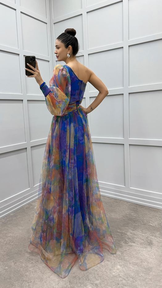 Vestido Cecilla Elegante con Abertura