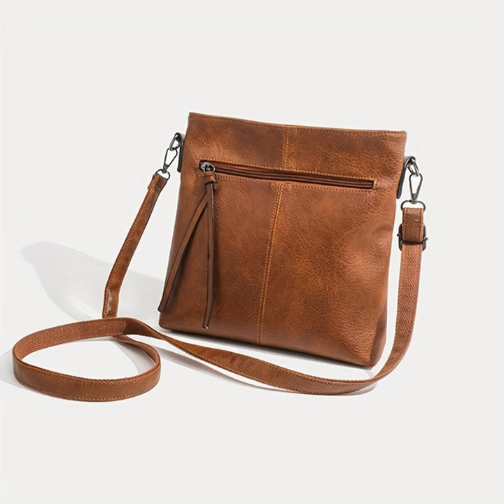 Lina | Bolso de bandolera vintage con estampado de tablero de ajedrez