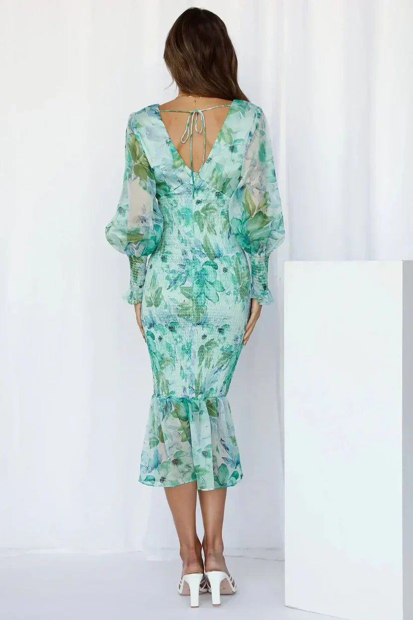 Vestido Millie Florido Deslumbrante