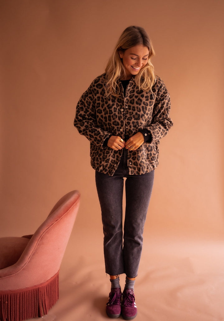 Charlene - Chaqueta de Leopardo