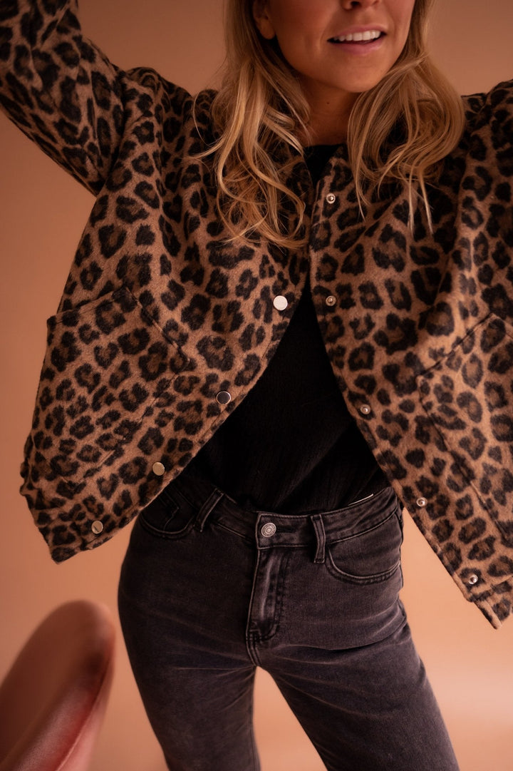 Charlene - Chaqueta de Leopardo