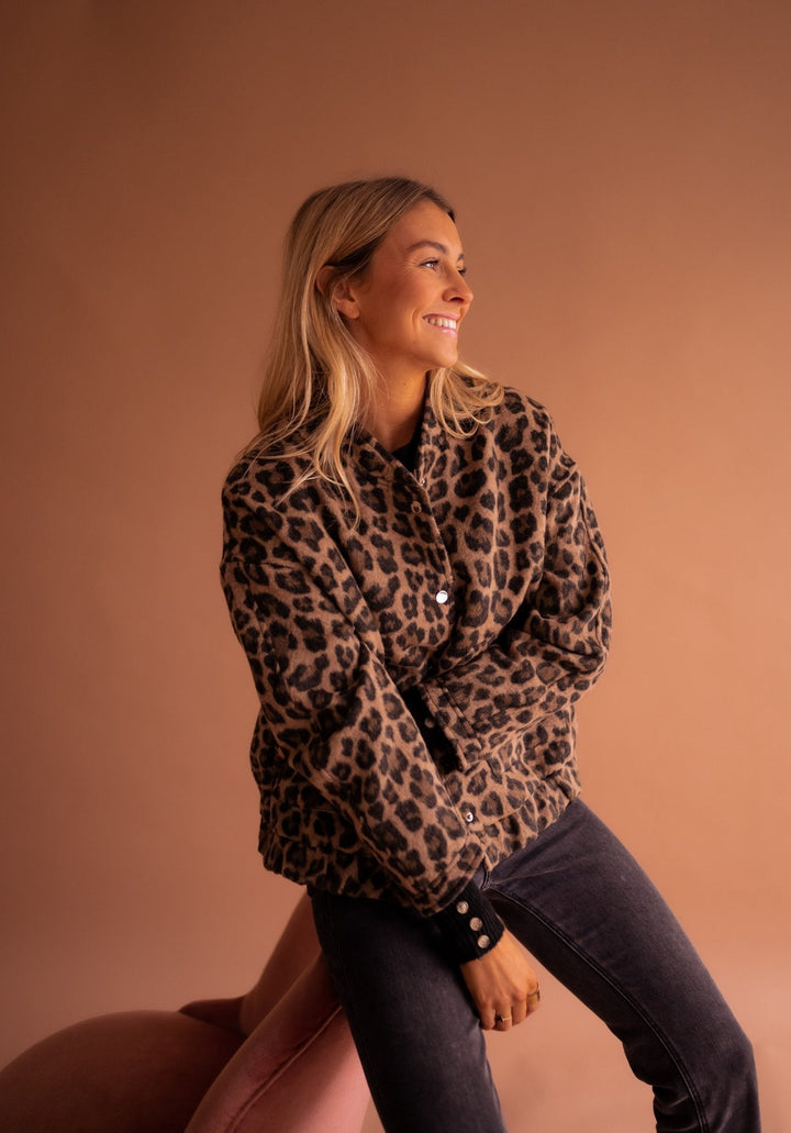 Charlene - Chaqueta de Leopardo