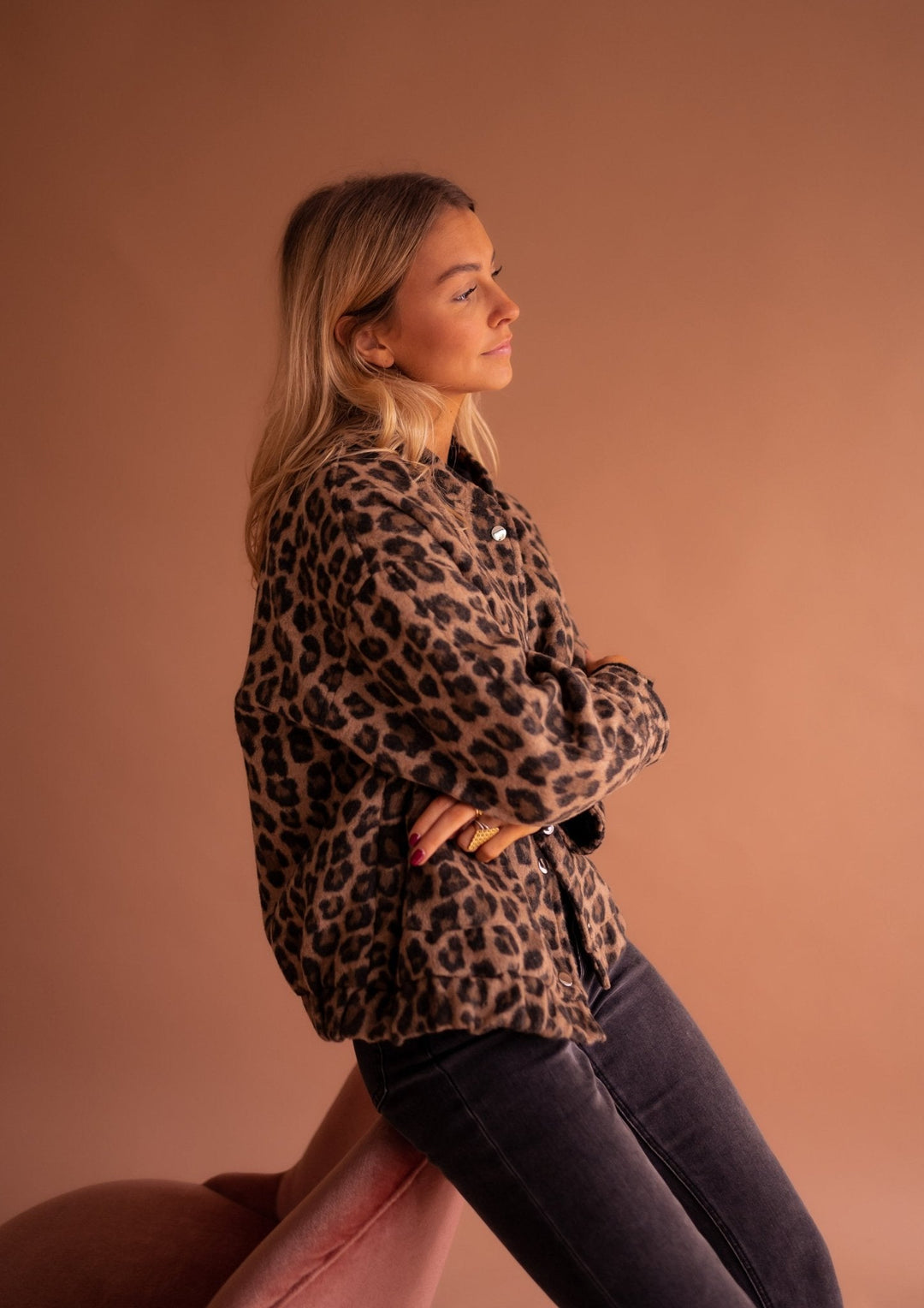 Charlene - Chaqueta de Leopardo
