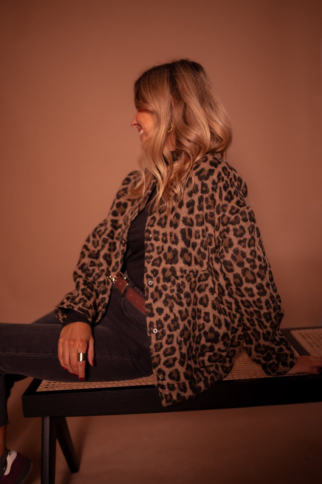 Charlene - Chaqueta de Leopardo