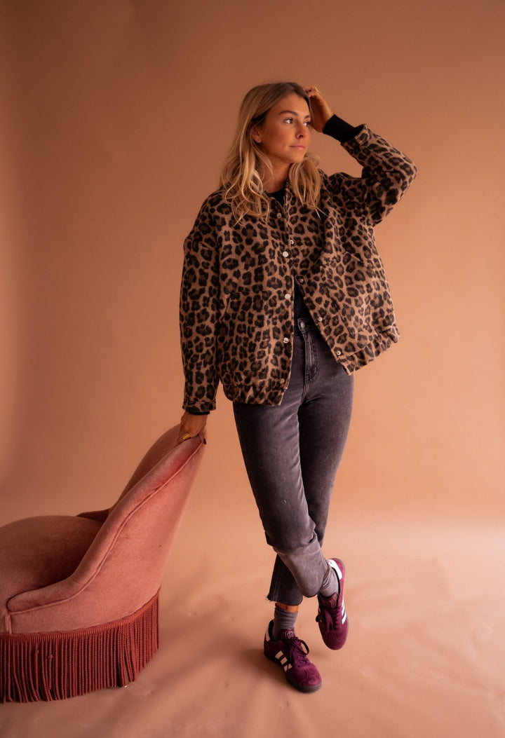 Charlene - Chaqueta de Leopardo