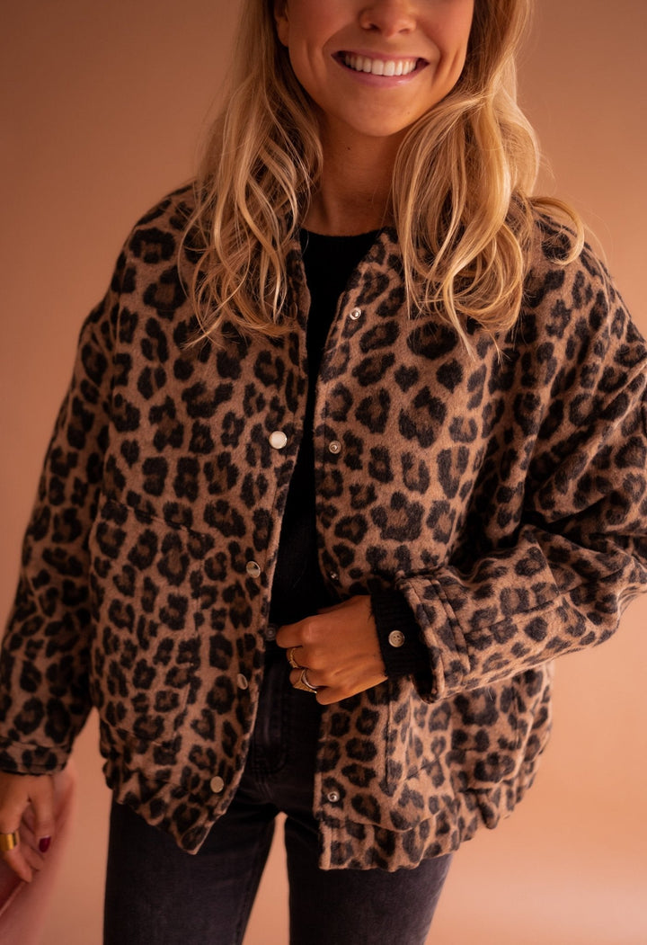 Charlene - Chaqueta de Leopardo