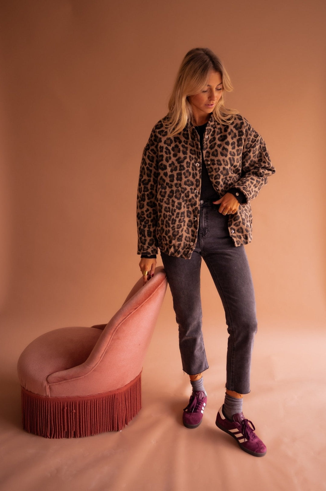 Charlene - Chaqueta de Leopardo